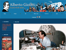 Tablet Screenshot of albertogiolitti.com